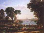 Claude Lorrain, Landscape with Isaac and Rebecka brollop